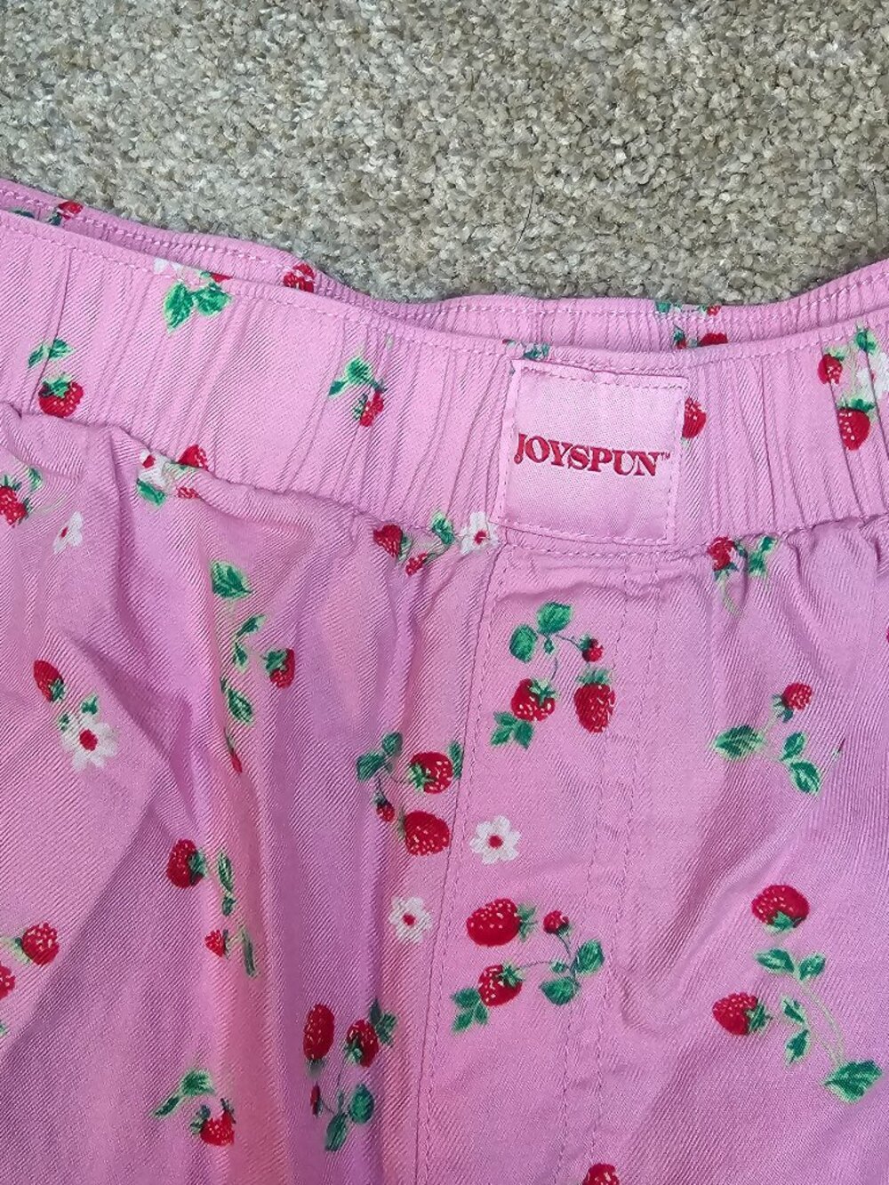 Pink pj shorts
